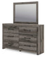 Graystorm Queen Panel Bed, Dresser, Mirror, Chest and Nightstand