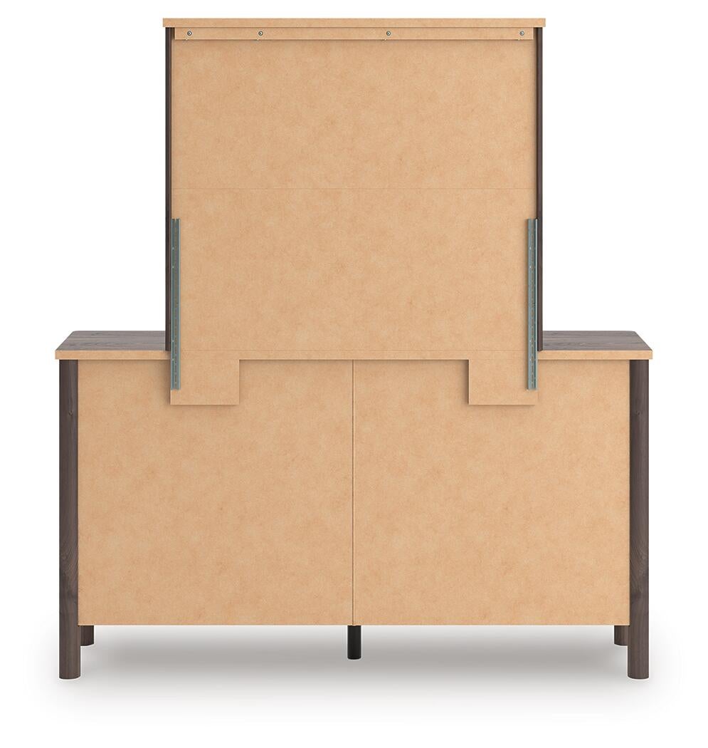 Pamytta Twin Panel Platform Bed, Dresser, Mirror and Nightstand