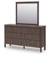 Pamytta Twin Panel Platform Bed, Dresser, Mirror and Nightstand