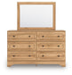 Aleaport Full Panel Bed with Mirrored Dresser and Nightstand