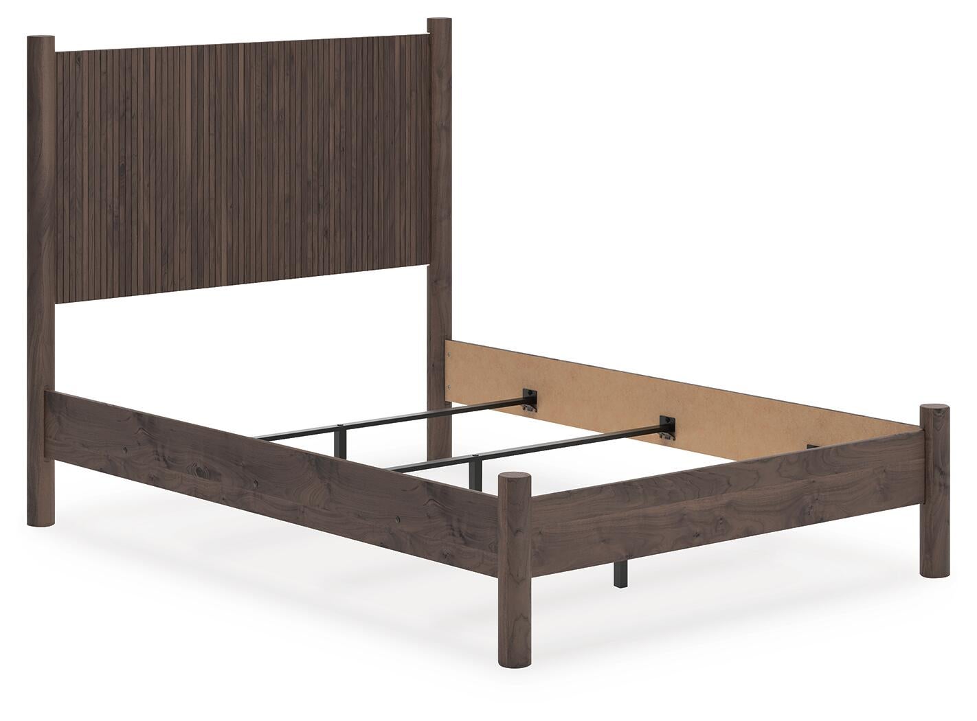 Pamytta Full Panel Bed, Dresser, Mirror and Nightstand