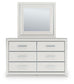 Zuraleus Queen Upholstered Bed, Dresser and Mirror