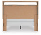 Kinlanni Queen Upholstered Panel Bed, Dresser and Mirror