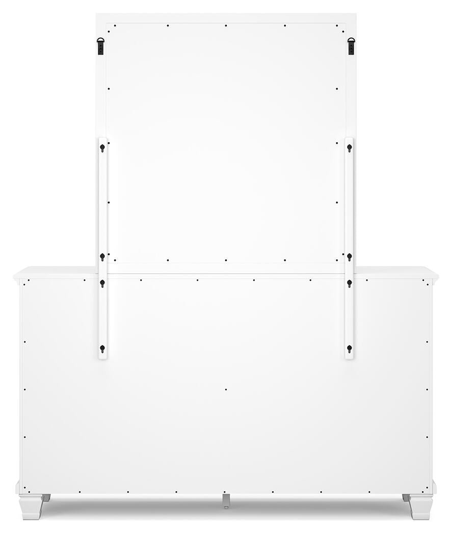 Fortman Full Panel Storage Bed, Dresser, Mirror and Nightstand