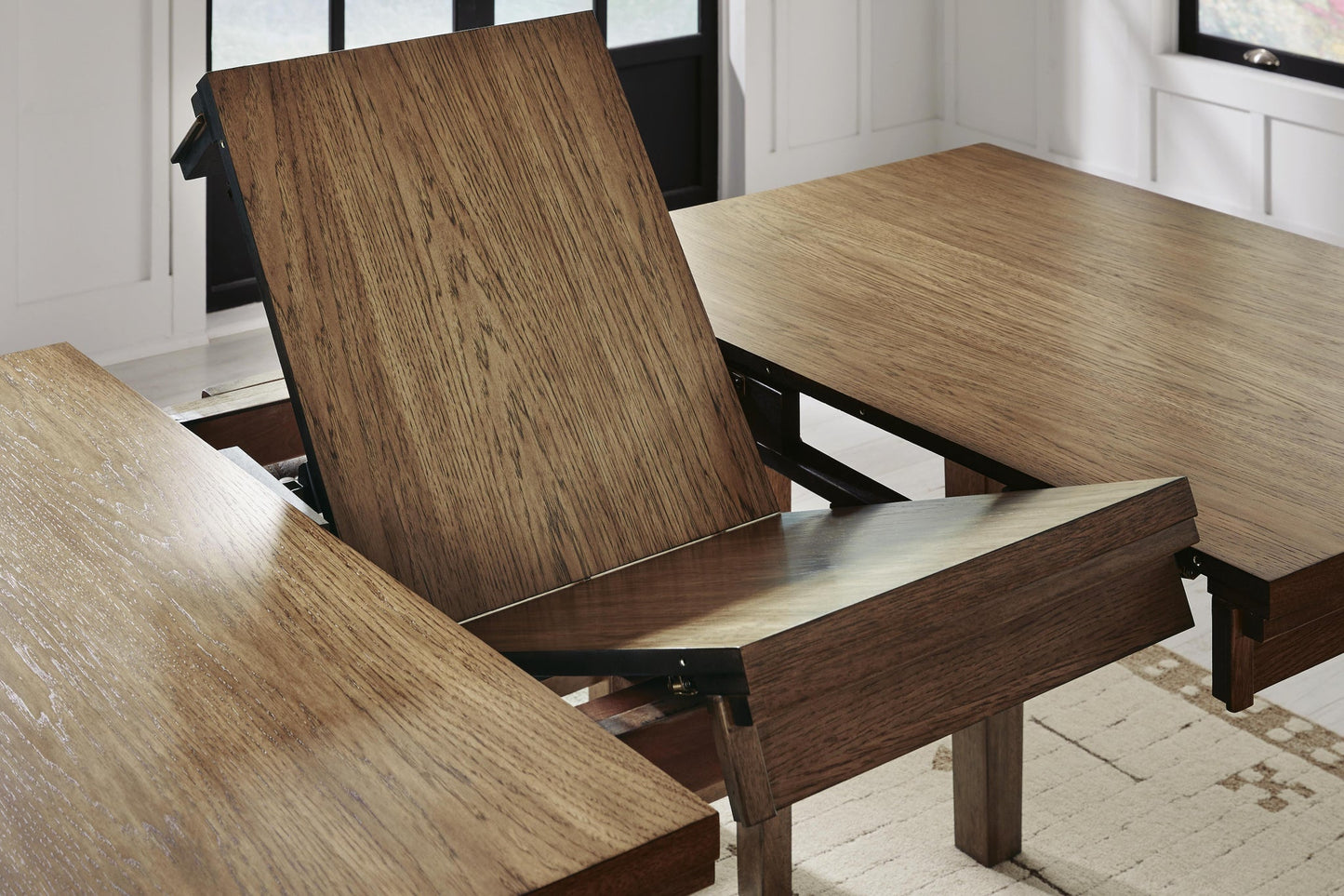 Urbinforte Counter Height Dining Table and 8 Barstools
