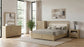 Hendricks 6-drawer Bedroom Dresser and Mirror Light Oak