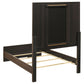 Etienne 4-piece Twin Bedroom Set Walnut