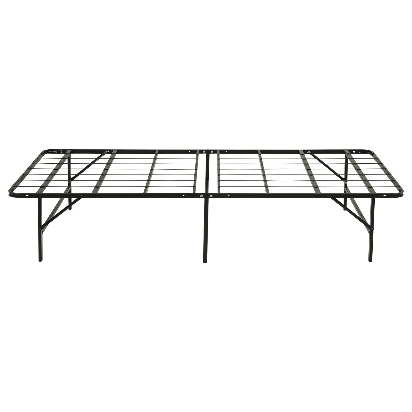 Kramer Twin Folding Metal Platform Bed Frame Black