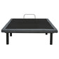 Weston Full Dual-Motor Massage Adjustable Bed Base in Black and Grey