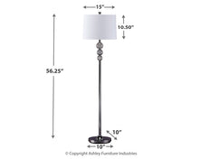 Load image into Gallery viewer, Ashley Express - Joaquin Crystal Floor Lamp (1/CN)
