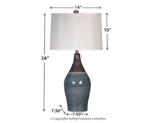 Load image into Gallery viewer, Ashley Express - Niobe Ceramic Table Lamp (2/CN)
