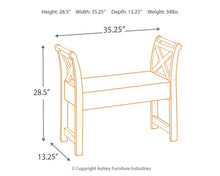 Load image into Gallery viewer, Ashley Express - Abbonto Accent Bench
