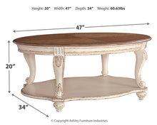 Load image into Gallery viewer, Ashley Express - Realyn Oval Cocktail Table
