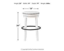 Load image into Gallery viewer, Ashley Express - Valebeck Tall UPH Swivel Stool (1/CN)
