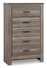 Load image into Gallery viewer, Zelen Full Panel Bed with Mirrored Dresser, Chest and 2 Nightstands
