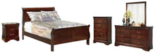 Load image into Gallery viewer, Alisdair  Sleigh Bed With Mirrored Dresser, Chest And Nightstand
