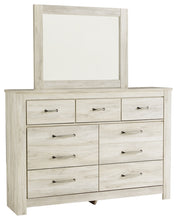 Load image into Gallery viewer, Bellaby  Panel Headboard With Mirrored Dresser
