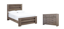 Load image into Gallery viewer, Zelen Full Panel Bed with Dresser
