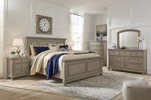 Load image into Gallery viewer, Lettner California King Panel Bed with Dresser

