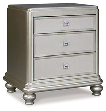 Load image into Gallery viewer, Coralayne Full Upholstered Bed with Mirrored Dresser, Chest and 2 Nightstands

