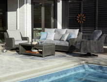 Load image into Gallery viewer, Elite Park Outdoor Sofa and 2 Chairs with Coffee Table
