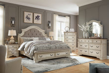 Load image into Gallery viewer, Realyn King Upholstered Bed with 2 Nightstands

