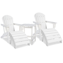 Load image into Gallery viewer, Ashley Express - Sundown Treasure 2 Outdoor Adirondack Chairs and Ottomans with Side Table
