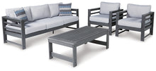 Load image into Gallery viewer, Amora Outdoor Sofa and 2 Chairs with Coffee Table
