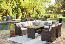 Load image into Gallery viewer, Easy Isle 3-Piece Outdoor Sectional with 2 Chairs and Coffee Table
