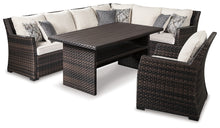 Load image into Gallery viewer, Easy Isle 3-Piece Outdoor Sectional with Chair and Coffee Table
