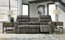 Load image into Gallery viewer, Derwin Reclining Sofa w/ Drop Down Table
