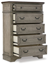 Load image into Gallery viewer, Lodenbay California King Panel Bed with Mirrored Dresser, Chest and Nightstand
