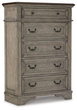 Load image into Gallery viewer, Lodenbay California King Panel Bed with Mirrored Dresser, Chest and Nightstand
