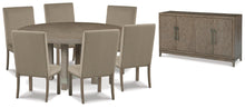 Load image into Gallery viewer, Chrestner Dining Table and 6 Chairs with Storage
