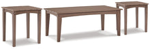 Load image into Gallery viewer, Ashley Express - Emmeline Outdoor Coffee Table with 2 End Tables
