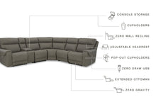 Load image into Gallery viewer, Starbot 6-Piece Power Reclining Sectional
