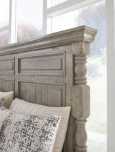 Load image into Gallery viewer, Harrastone Queen Panel Bed with Mirrored Dresser and Chest
