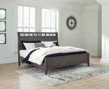 Load image into Gallery viewer, Montillan Queen Panel Bed with Mirrored Dresser and 2 Nightstands
