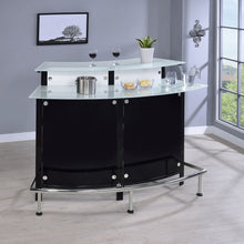 Load image into Gallery viewer, Keystone Glass Top Bar Unit Black

