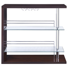 Load image into Gallery viewer, Prescott Rectangular 2-shelf Bar Unit Glossy Cappuccino
