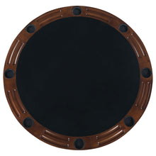 Load image into Gallery viewer, Marietta Round Wooden Game Table Tobacco
