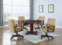 Load image into Gallery viewer, Marietta 5-piece Game Table Set Tobacco and Tan
