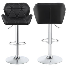 Load image into Gallery viewer, Berrington Adjustable Bar Stools Chrome and Black (Set of 2)
