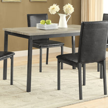 Load image into Gallery viewer, Garza Rectangular Dining Table Black

