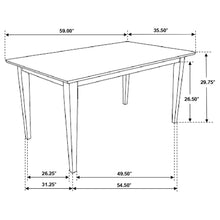Load image into Gallery viewer, Gabriel Rectangular Dining Table Cappuccino
