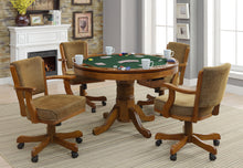 Load image into Gallery viewer, Mitchell 5-piece Game Table Set Amber and Brown
