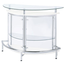 Load image into Gallery viewer, Amarillo 2-tier Bar Unit White and Chrome
