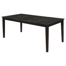 Load image into Gallery viewer, Louise Rectangular Dining Table with Extension Leaf Black
