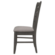 Load image into Gallery viewer, Dalila Ladder Back Side Chair (Set of 2) Grey and Dark Grey
