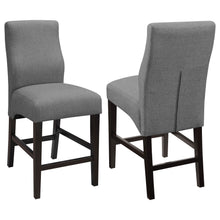 Load image into Gallery viewer, Mulberry Upholstered Counter Height Stools Grey and Cappuccino (Set of 2)
